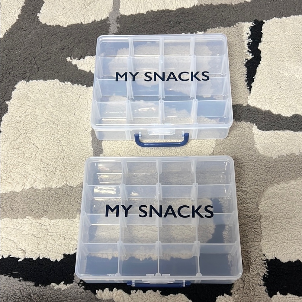 Kids Snack Organizer Box - Blue